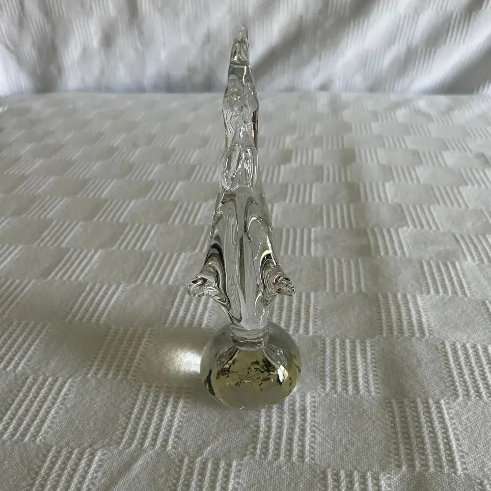 Rooster Glass Art Handblown 8.5
